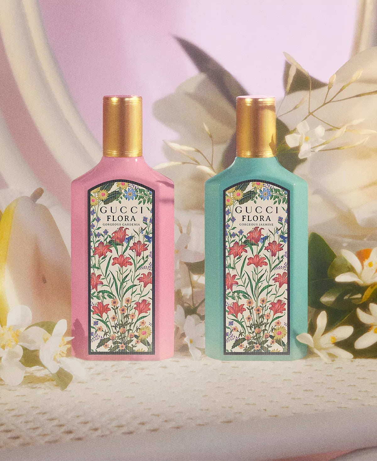 Gucci Flora Gorgeous Jasmine Eau de Perfume for Women | Bright & Elegant White Floral Scent – 3.4 oz / 100 ml