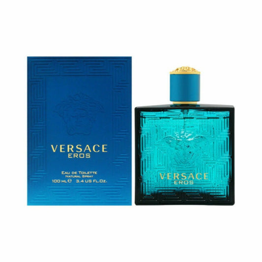 Versace Eros Eau de Toilette Spray Perfume for Men – 3.4 oz / 100 ml